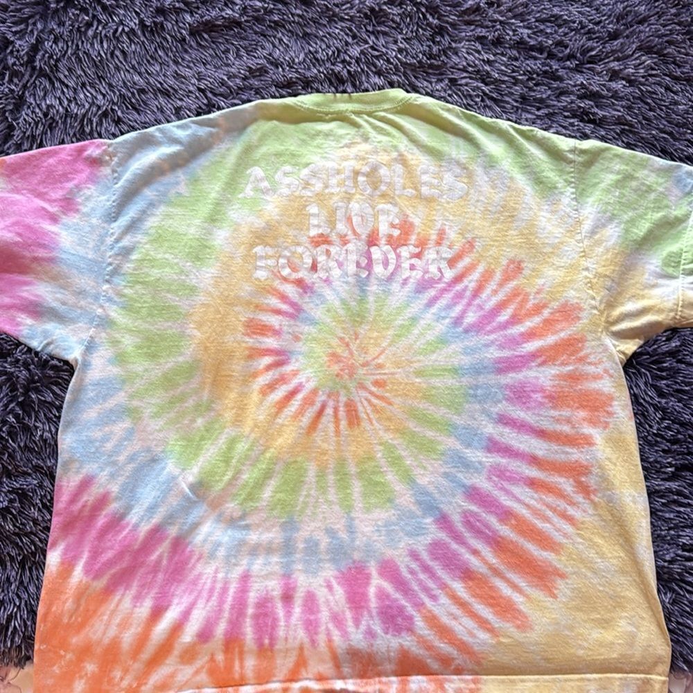 ALF super large pastel tie dye T shirt with ALF LOGO